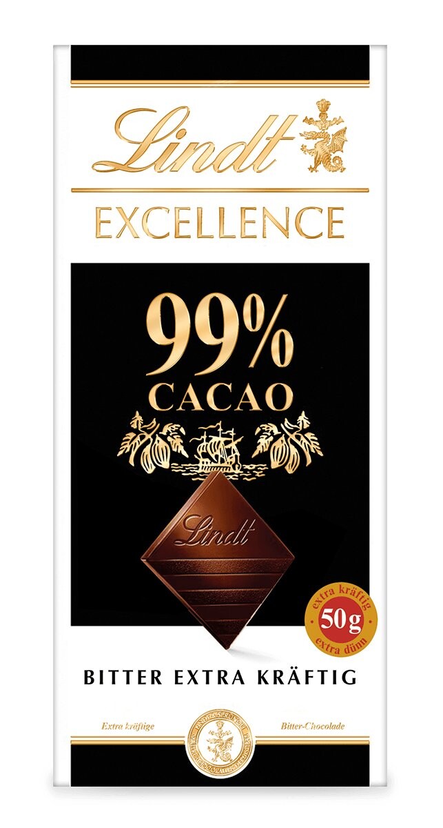 

Темный шоколад Lindt Excellence 99%, 50г