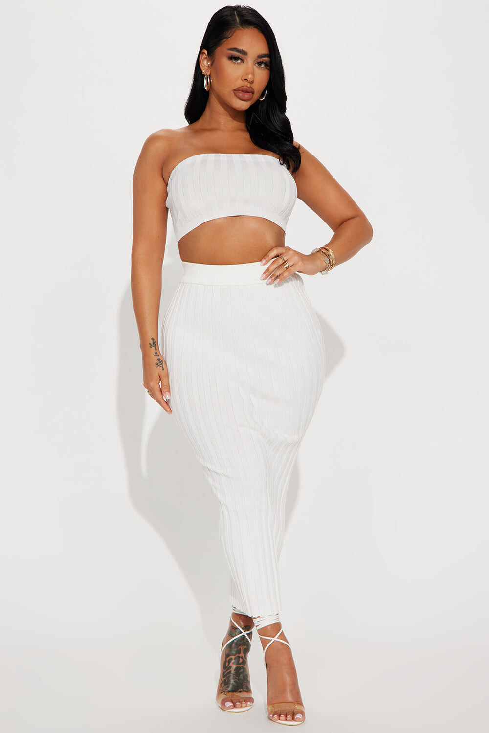 

Юбка Fashion Nova IST5258, белый
