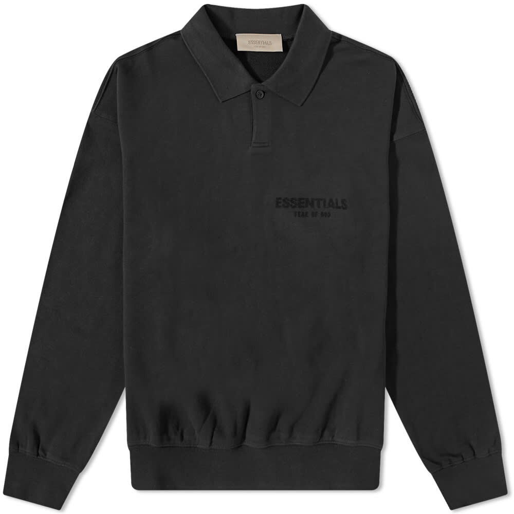 

Футболка FEAR OF GOD ESSENTIALS Logo Long Sleeve Polo