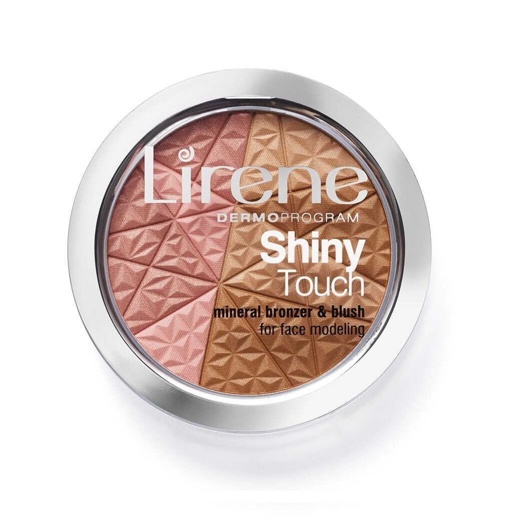 

Lirene Минеральный бронзер Shiny Touch Mineral Bronzer & Blush с румянцем, моделирующим овал лица 9г