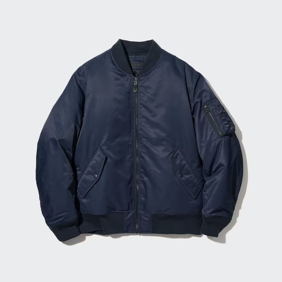 

Куртка Uniqlo Ma-1, темно-синий