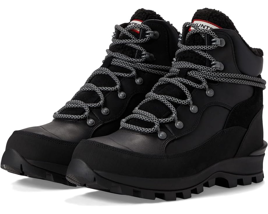 Ботинки Hunter Explorer Leather Boot, черный ботинки hunter travel explorer boot черный