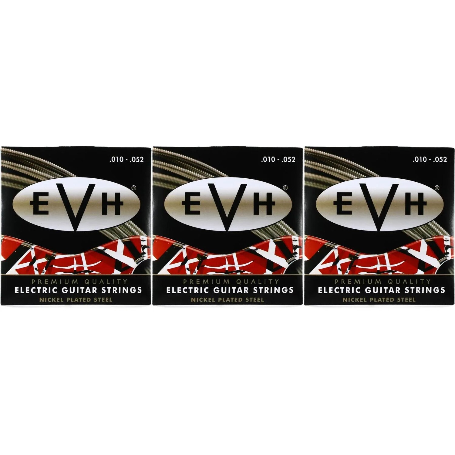 

Струны для электрогитары EVH Premium — .010–.052 (3 шт.)