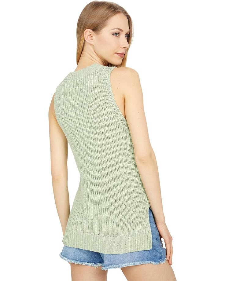 

Свитер Madewell Crew Neck Sweater Tank, цвет Sunfaded Mint