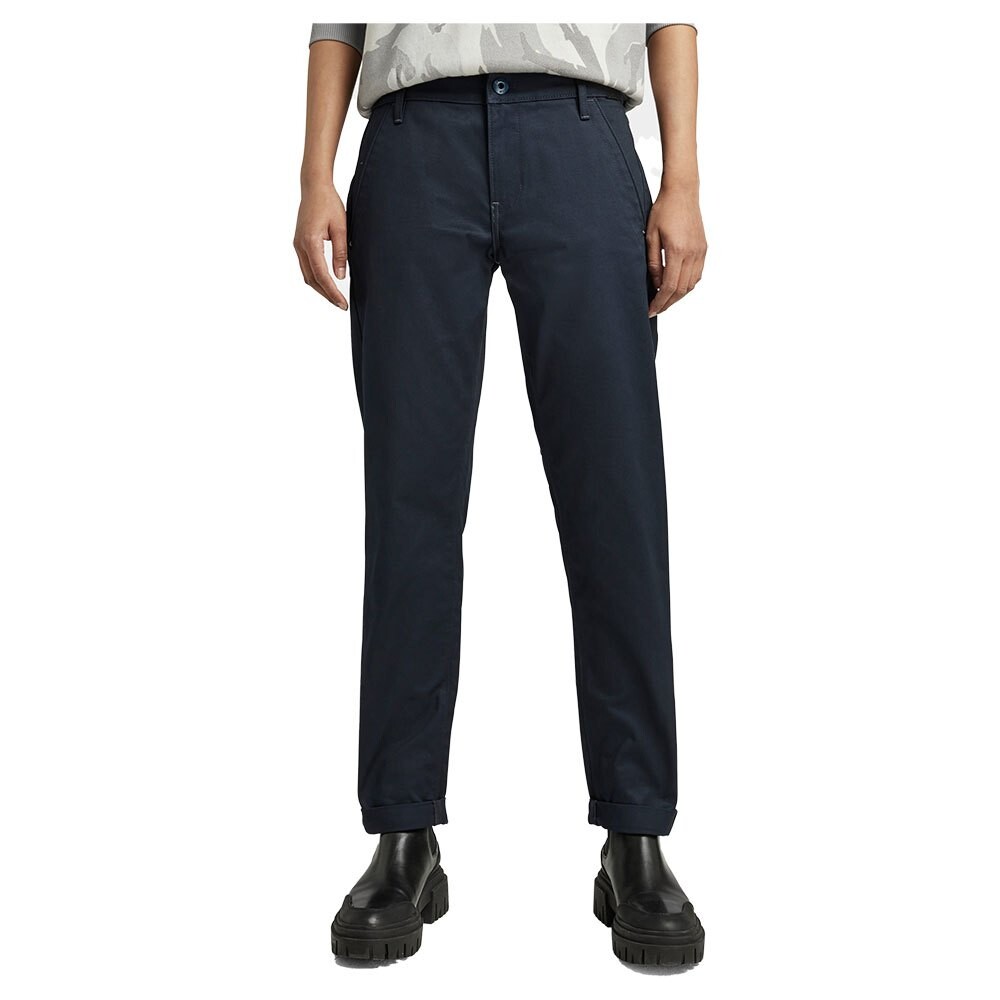 

Брюки G-Star Kate Boyfriend Fit Chino, синий