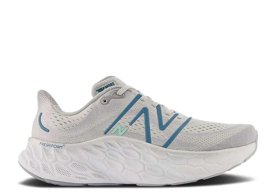 

Кроссовки New Balance Fresh Foam X More V4 'Light Aluminum Dark Moonstone', серый