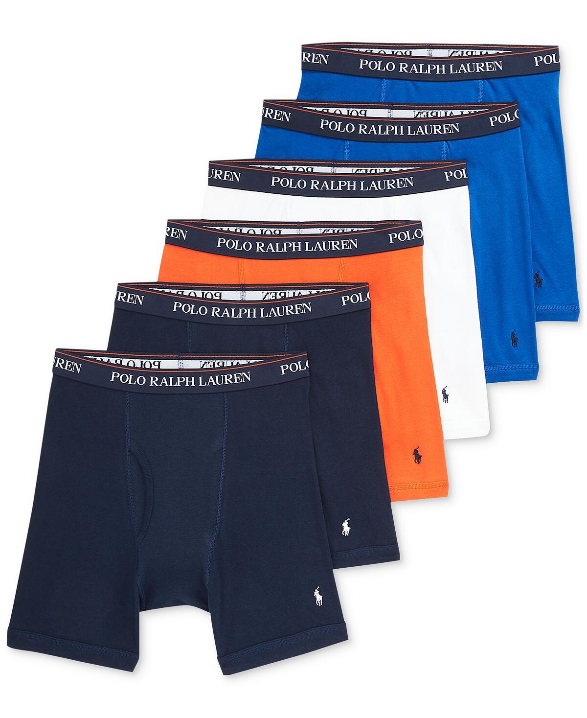 

Мужские трусы-боксеры классического кроя 5+1 Free Bonus Pack Polo Ralph Lauren