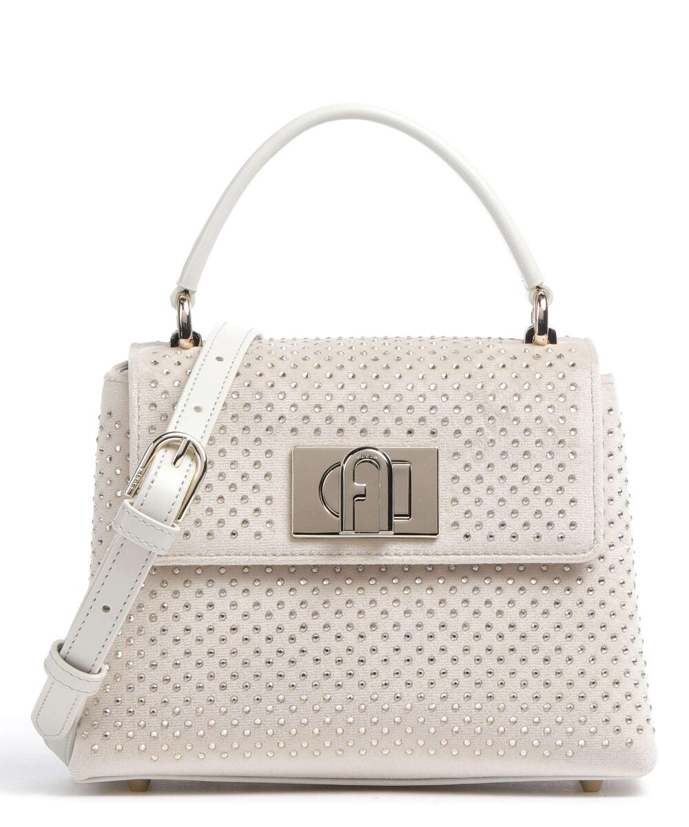 

мини-сумка на плечо 1927 из бархатной ткани Furla, белый