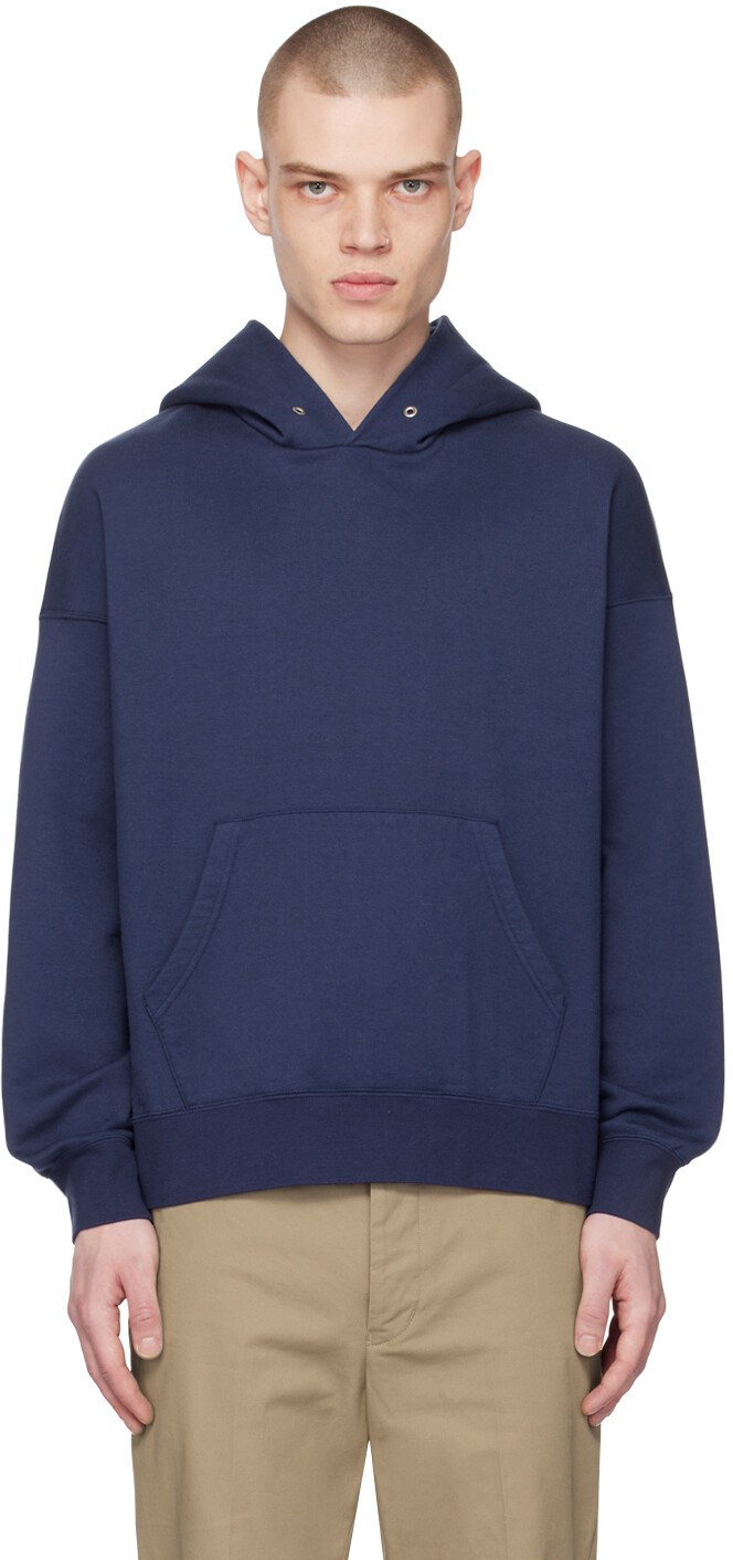 

Худи Ultimate Jumbo темно-синего цвета Visvim