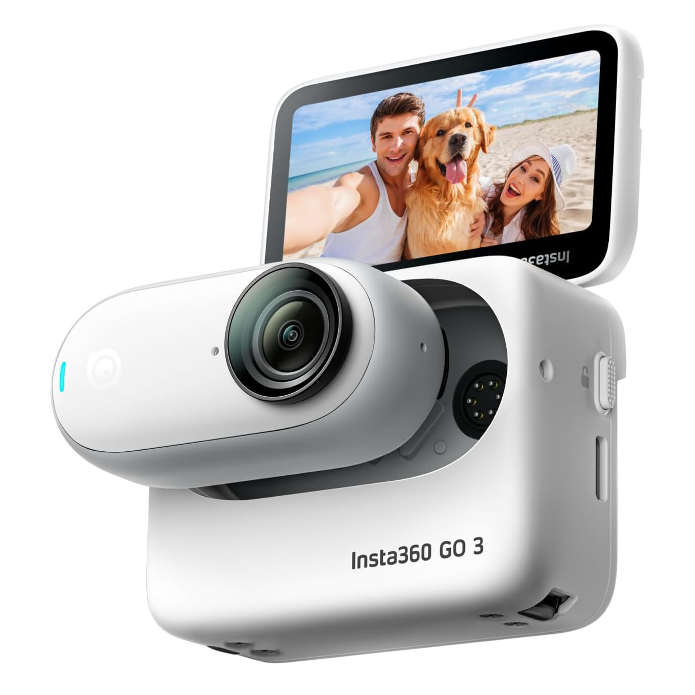 Экшн-камера Insta360 GO 3, 128 Гб, белый универсальная палка для селфи для insta360 x3 ручной штатив невидимый для insta360 one rs x2 r аксессуары для экшн камеры