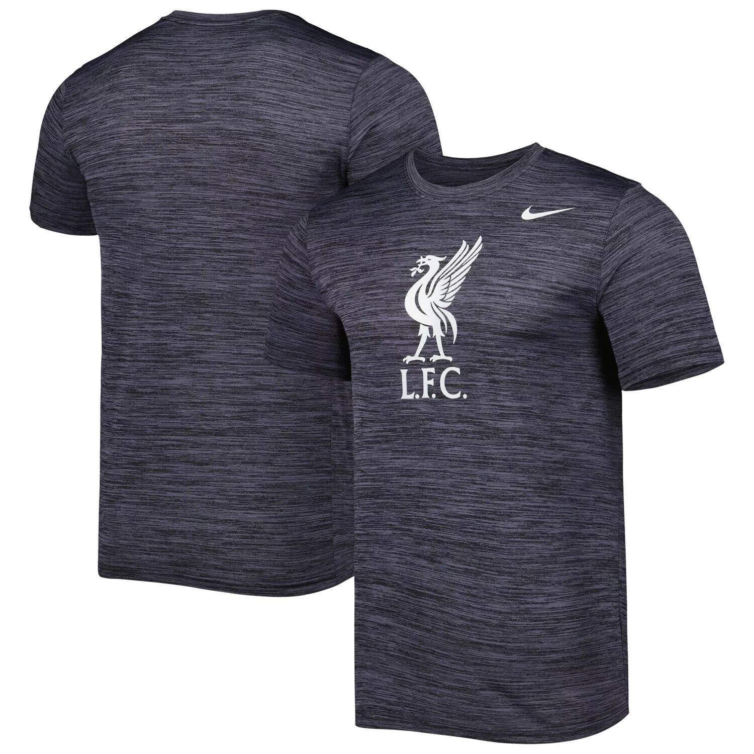 

Мужская черная футболка Nike Liverpool Primary Logo Velocity Legend Performance, Черный