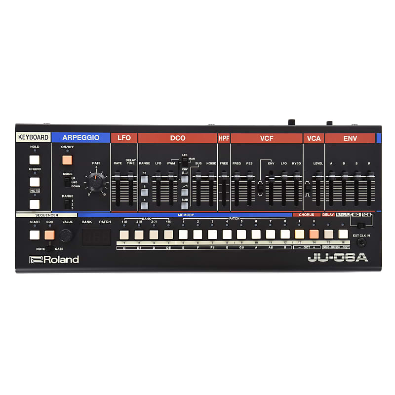 Синтезатор Roland JU-06A синтезатор серии roland ju 06a boutique boutique series ju 06a synthesizer module with k 25m keyboard