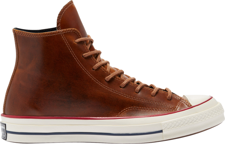 

Кроссовки Converse Chuck 70 High Color Leather - Clove Brown, коричневый