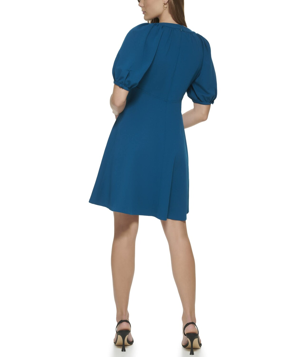 

Платье Calvin Klein, Ponte Puff Sleeve Dress