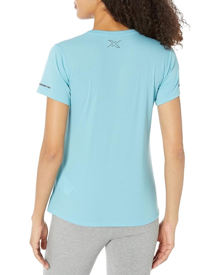 

Футболка 2XU Aero T-Shirt, цвет Bluejay/Black Reflective