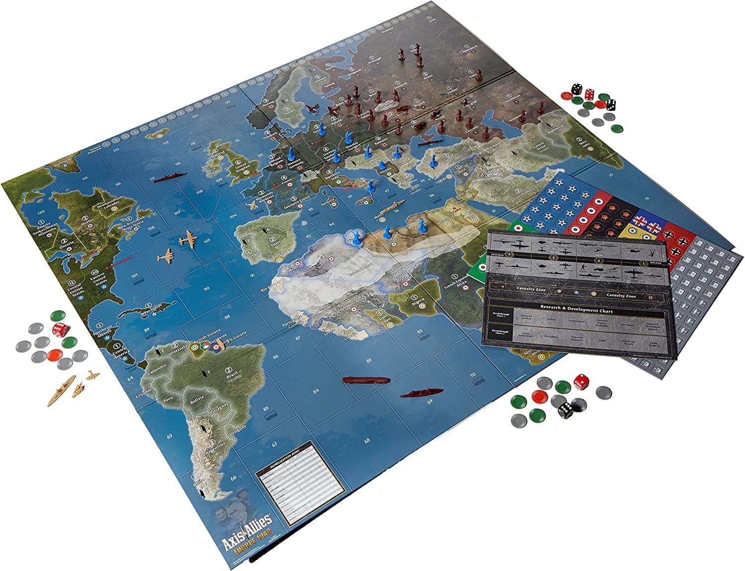 Настольная игра Axis And Allies Avalon Hill: Europe 1940 2nd Edition –  заказать по выгодной цене из-за рубежа в «CDEK.Shopping»