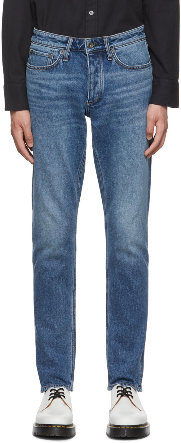 

Синие джинсы скинни 3 rag & bone