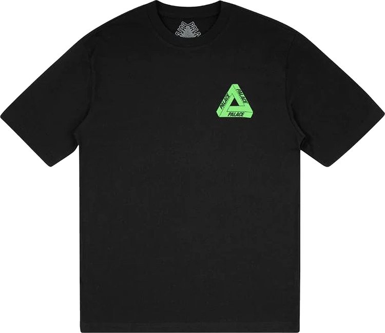 Футболка Palace Tri-To-Help T-Shirt 'Black/Bright Green', черный
