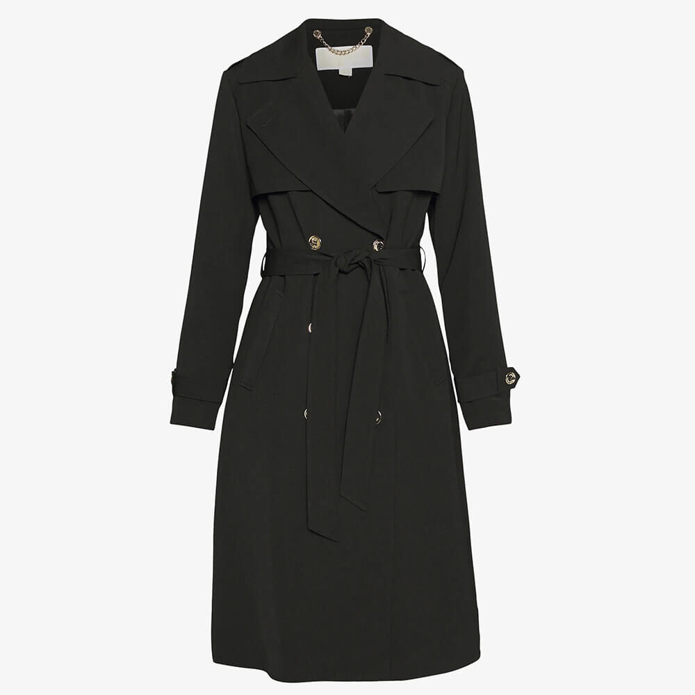 

Тренч MICHAEL Michael Kors Drapy, черный