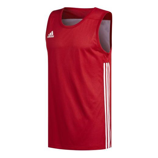 Баскетбольная майка Adidas Knitted Breathable Basketball Vest Men 'Red White', Красный/Белый