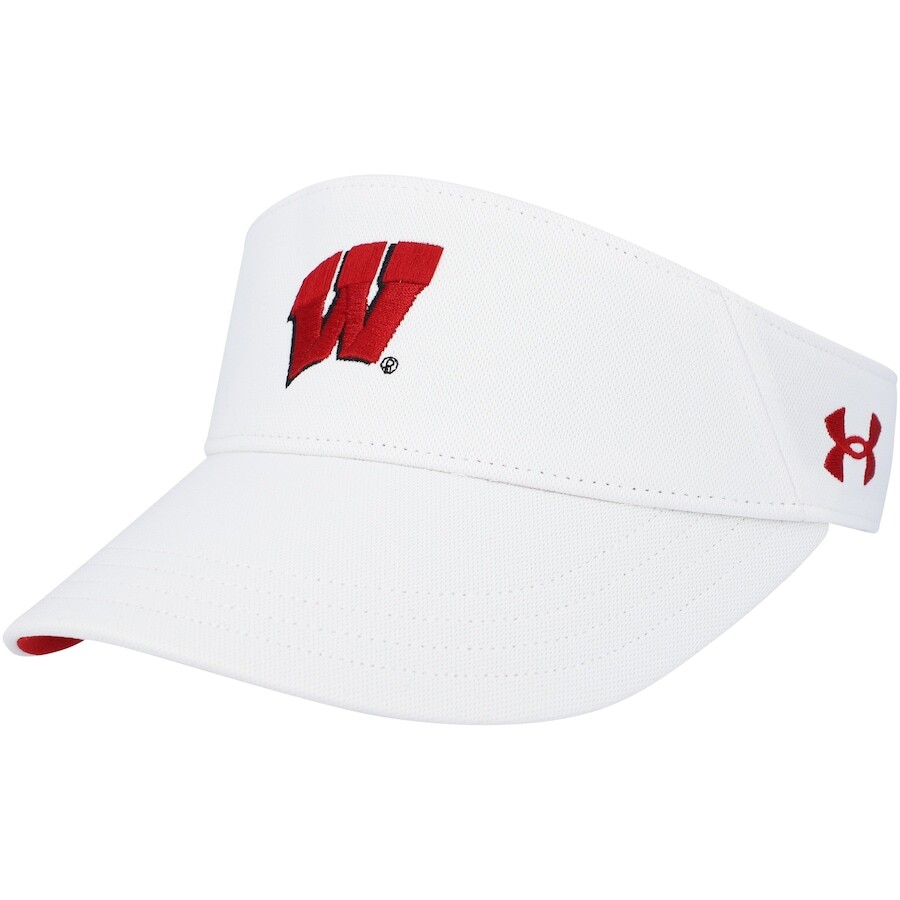 

Козырек Under Armour Wisconsin Badgers, белый