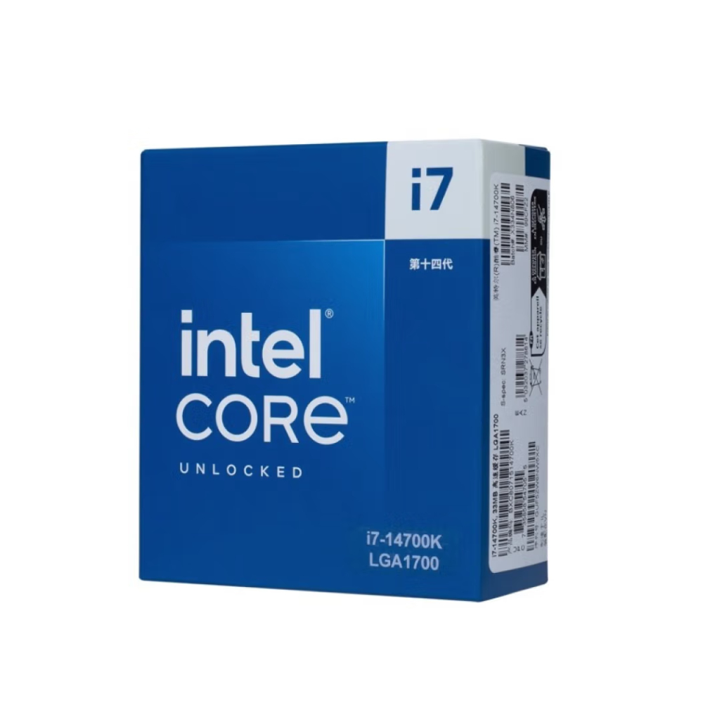 Процессор Intel Core i7-14700K BOX (без кулера), LGA1700 процессор intel core i9 14900kf lga1700 24 x 3200 мгц box без кулера