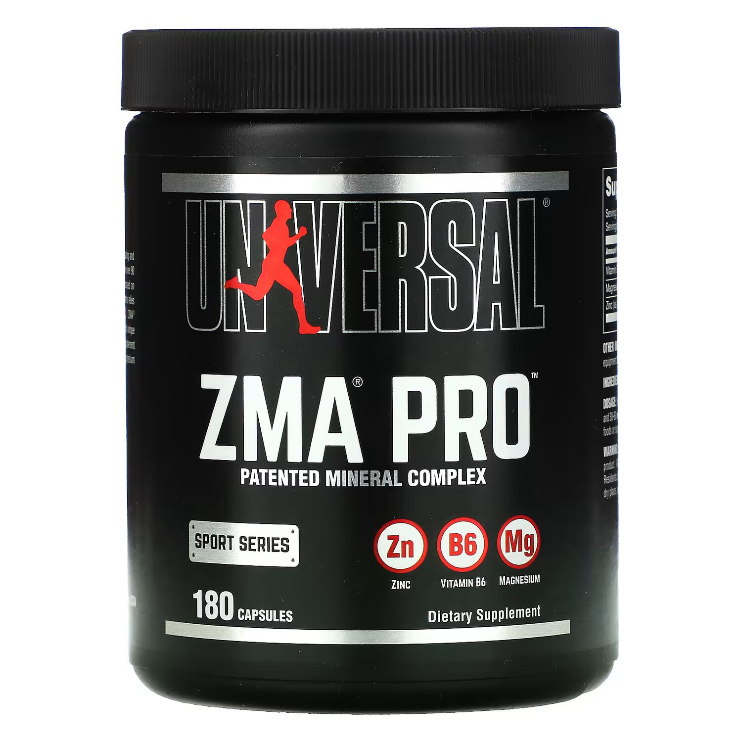 

Universal Nutrition, ZMA Pro, серия для физической активности, 180 капсул