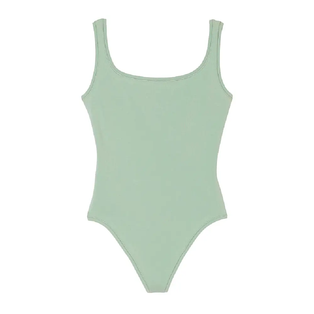 

Боди Victoria's Secret Pink Base Cotton, светло-зеленый