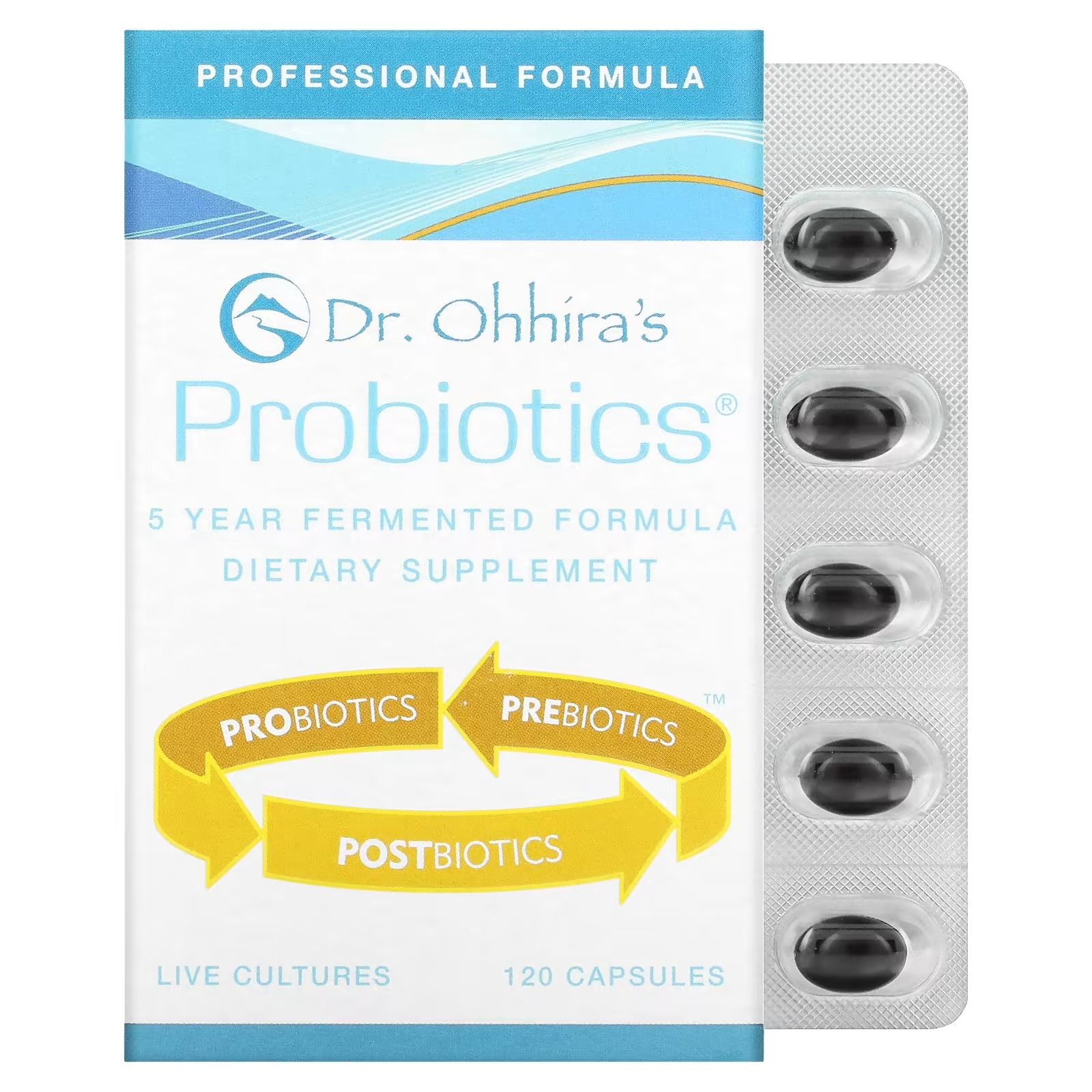 Dr. Ohhira's Professional Formula Probiotics, 120 капсул