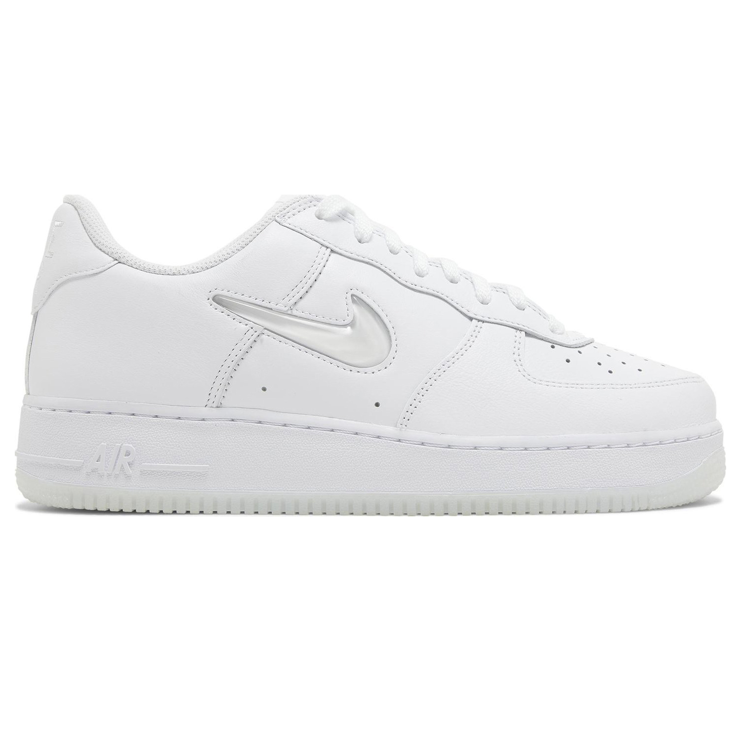 Кроссовки Nike Air Force 1 Jewel 'Color of the Month - Triple White', белый кроссовки nike wmns air force 1 move to zero triple white белый