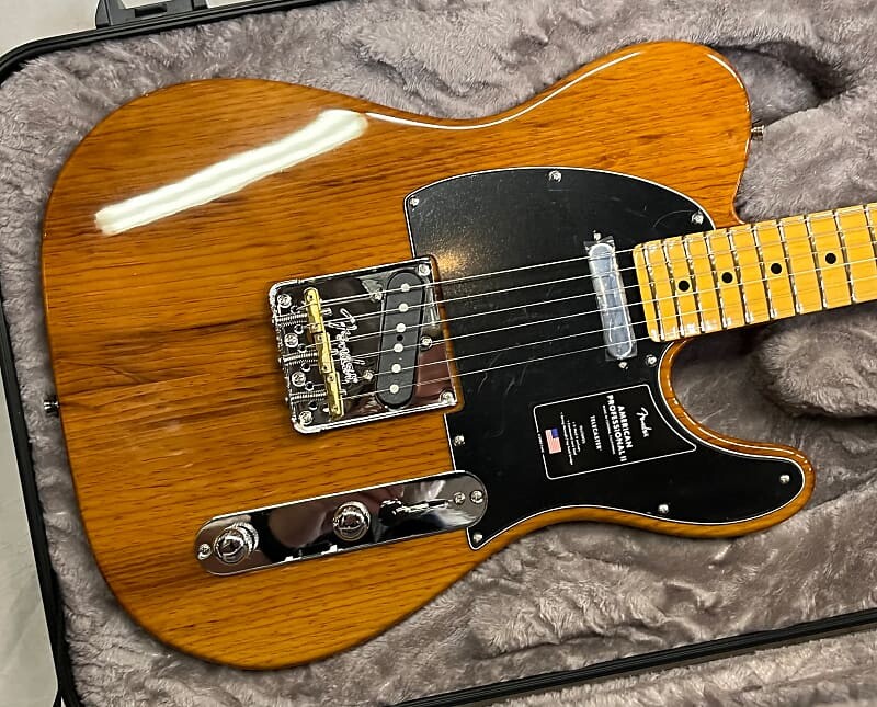 

Fender American Professional II Telecaster MN 2022 Roasted Pine New Unplayed Auth Dlr 6lbs15oz #396 American Professional II Telecaster with Maple Fretboard