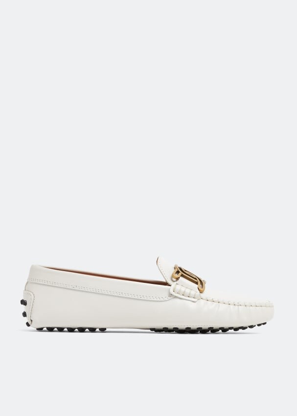 

Лоферы TOD'S Kate Gommino driving loafers, белый