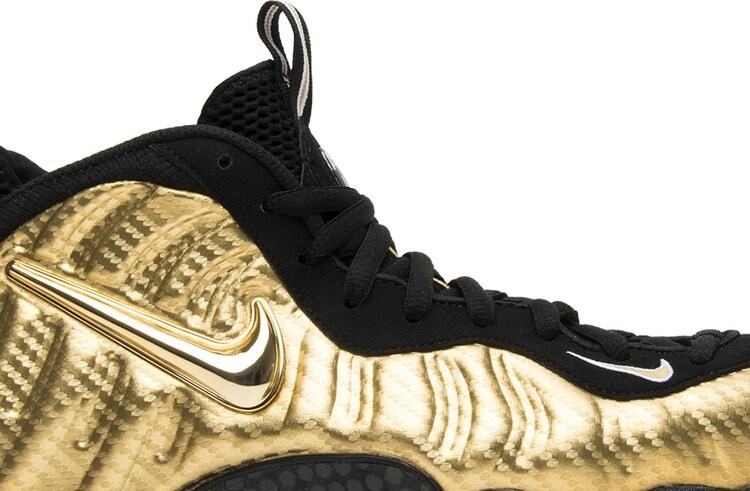 Nike foamposite cheap gold metallic