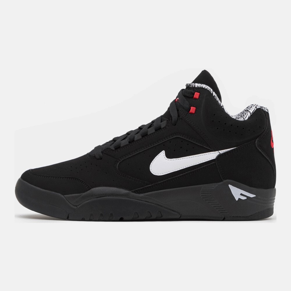 

Кроссовки Nike Sportswear Air Flight Lite Mid, black/white/varsity red