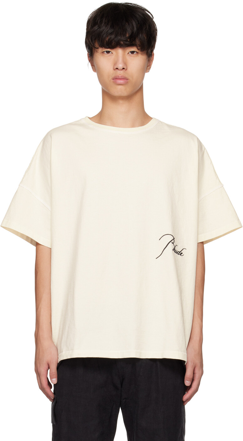 

Футболка с реверсом Off-White Rhude, Белый