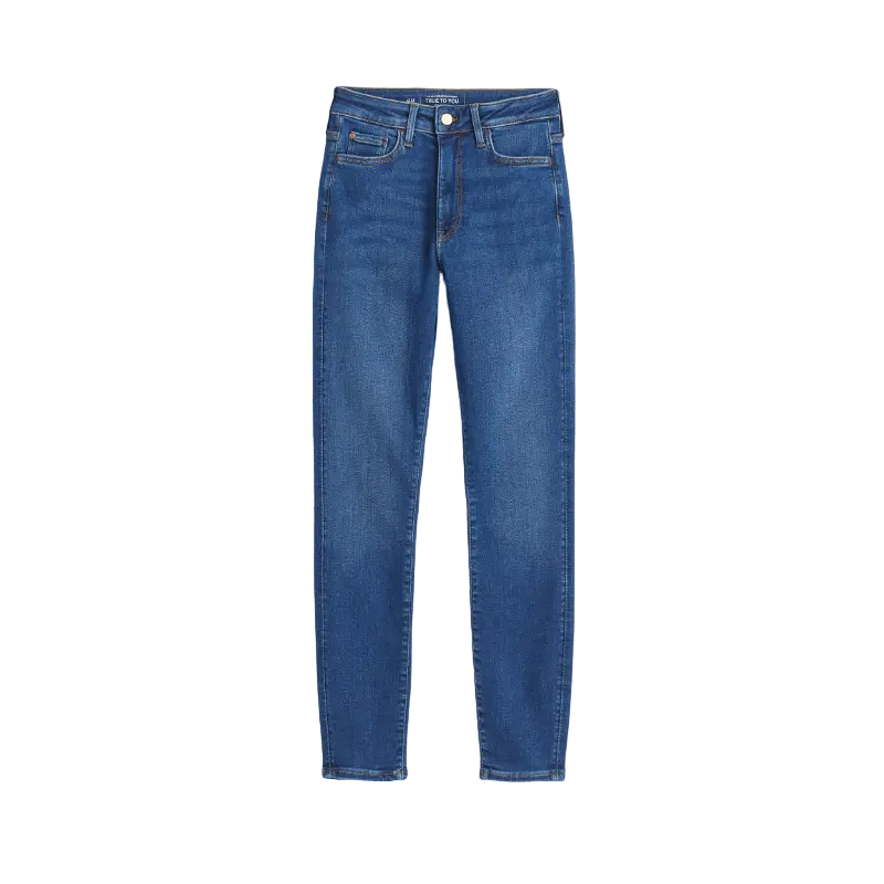 

Джинсы H&M True To You Skinny High, синий