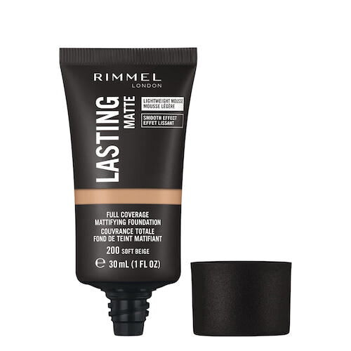 

Rimmel Матирующая тональная основа Lasting Matte 200 Soft Beige 30мл