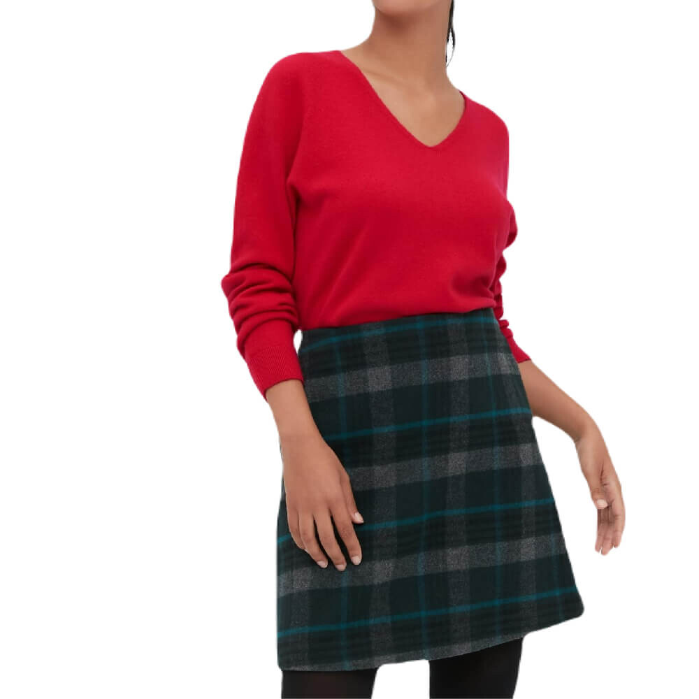 

Джемпер Uniqlo Cashmere 3D Knit Seamless V Neck, красный