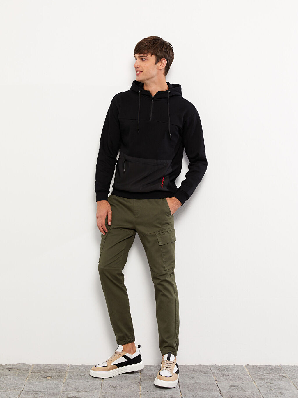 

Мужские брюки карго Slim Fit из габардина LCW Casual