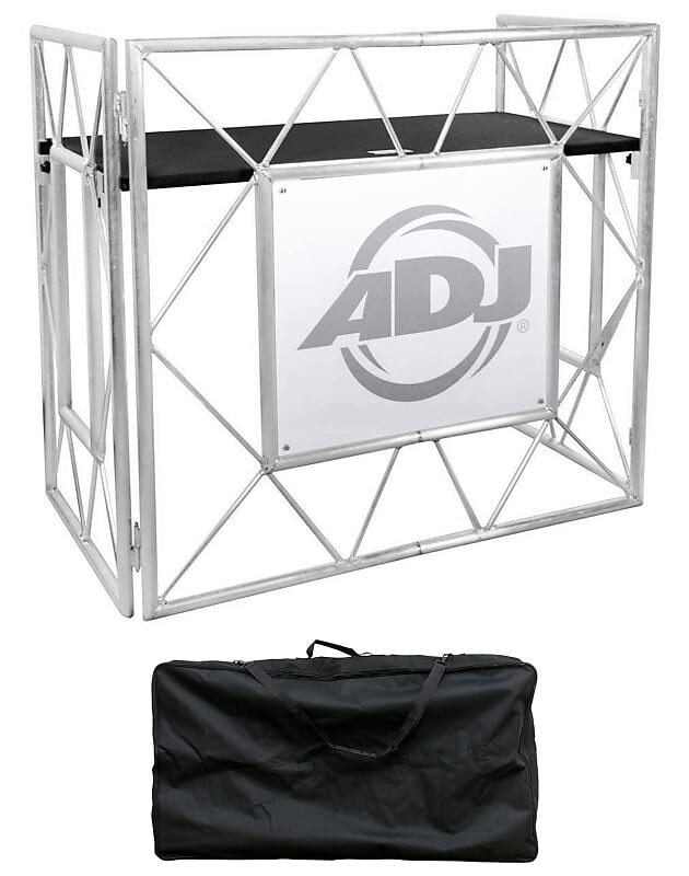 

Американский DJ Pro Event Table II Складная металлическая диджейская будка с ферменным фасадом + чехол для переноски American DJ Pro Event Table II+Pro-ETBS