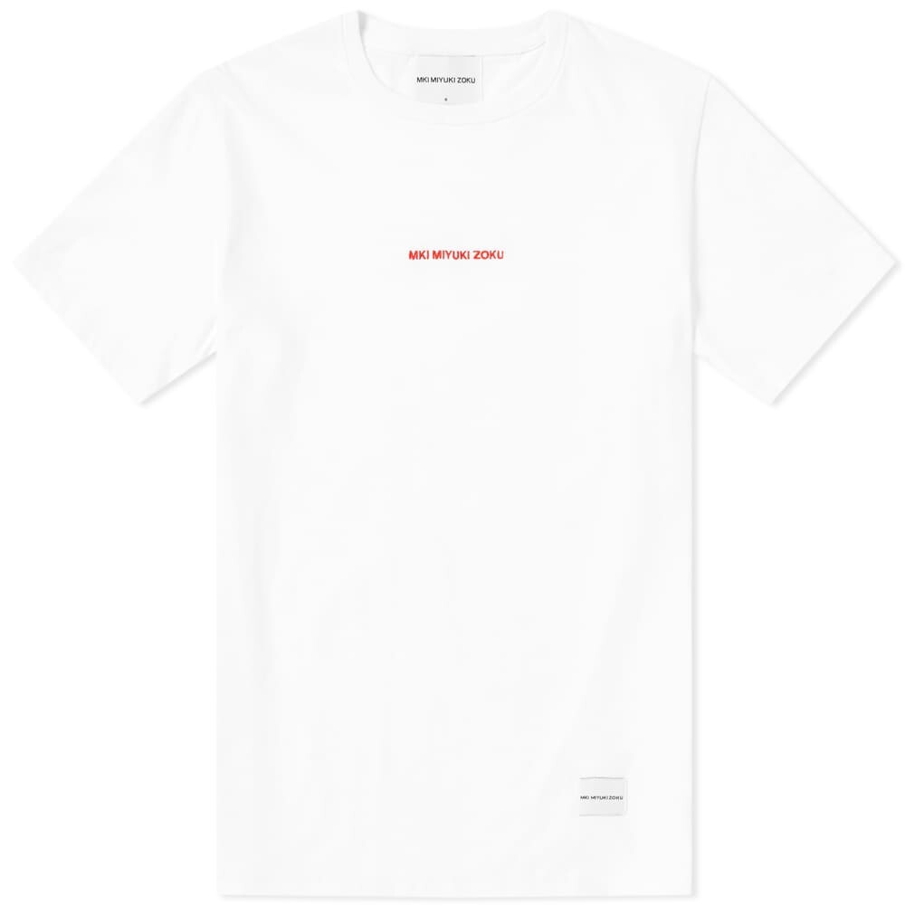 

Футболка MKI Embroidered Logo Tee, Белый