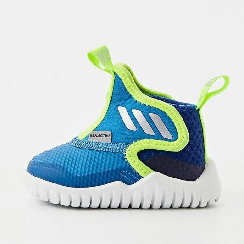 

Кроссовки для мальчика adidas, синий/голубой/салатовый/белый