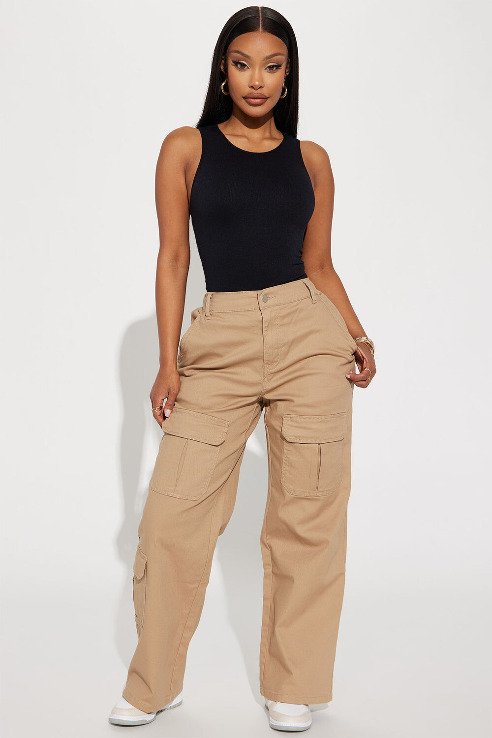 

Брюки карго Fashion Nova RJH9130, хаки