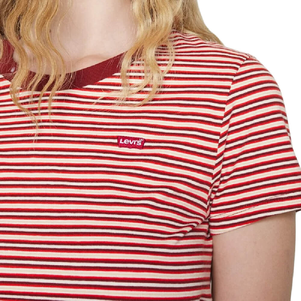 

Футболка Levi's Perfect Tee, красный/бордовый