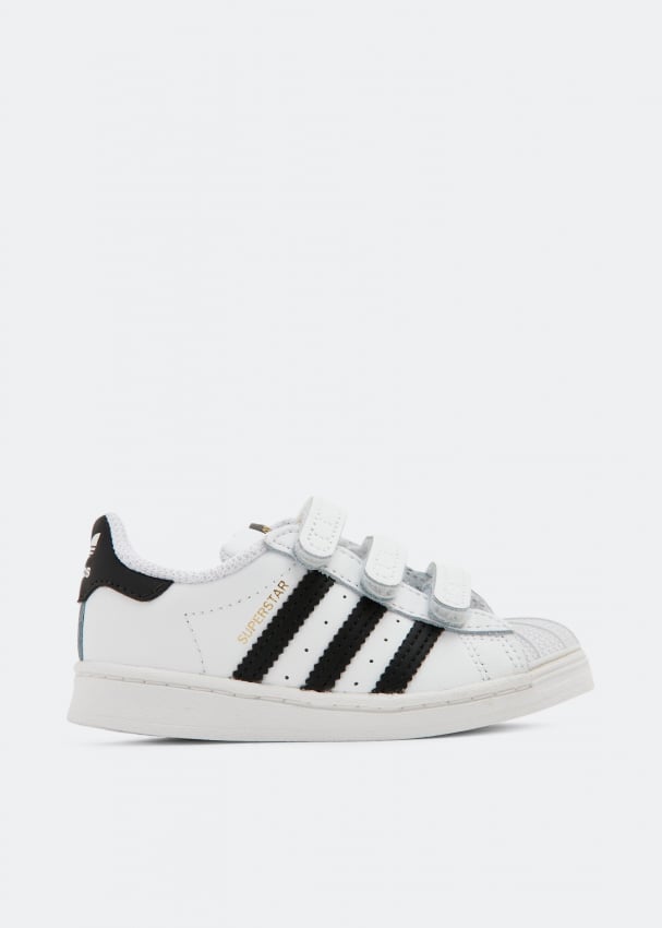 Кроссовки для малышей Adidas Superstar CF, белый/черный