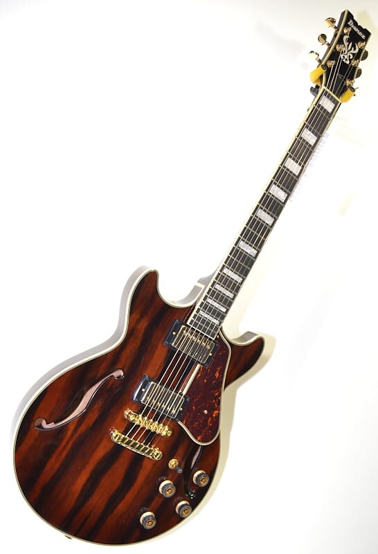 

Ibanez AM93ME Semi Hollow Electric Guitar Natural Ebony - Pro Setup