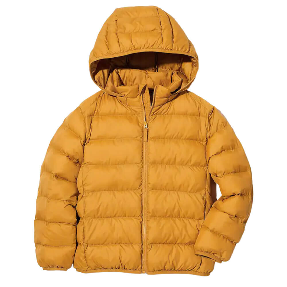 

Детская парка Uniqlo Warm Padded Washable Hooded, желтый