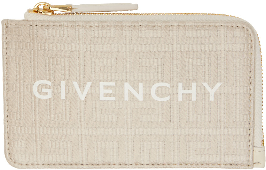 

Картхолдер G Cut 4G бежевого цвета Givenchy