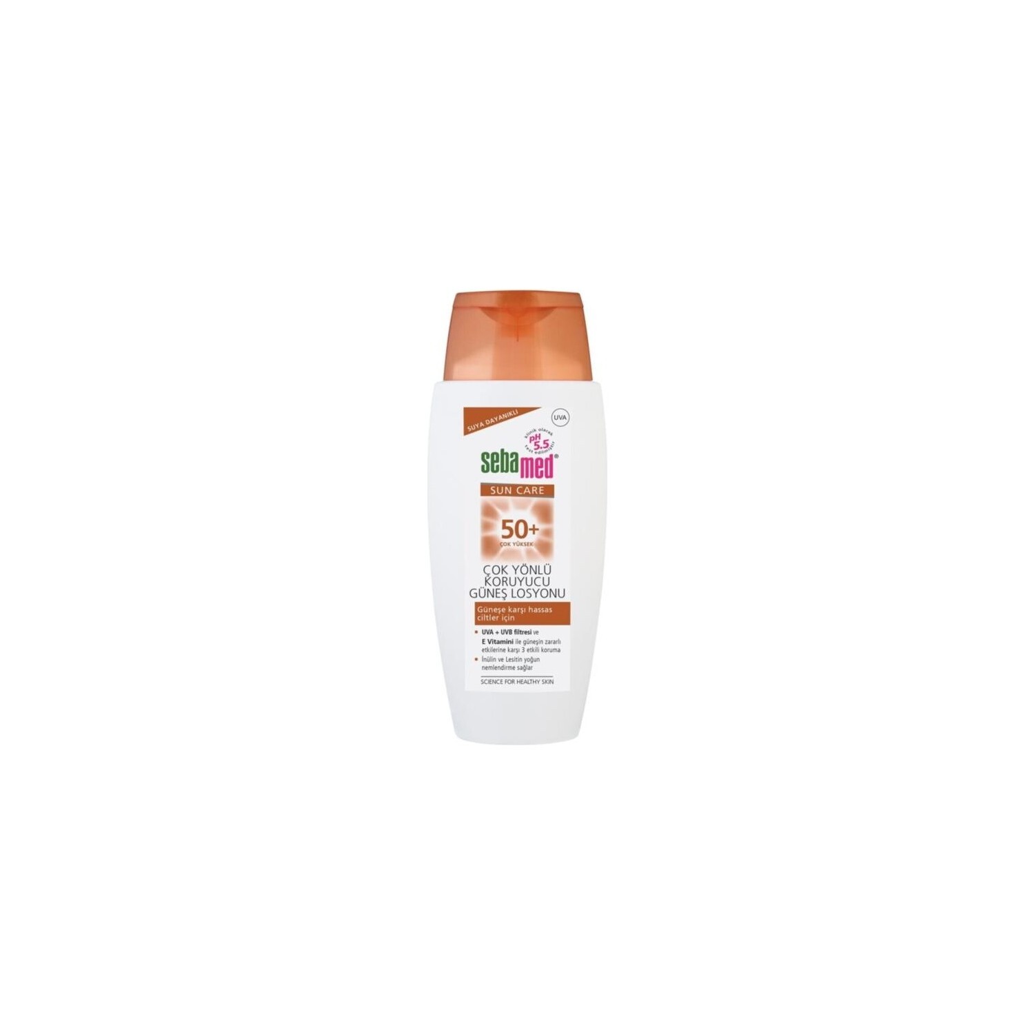 

Универсальный солнцезащитный лосьон Sebamed Sun Care Waterproof SPF 50+, 150 мл