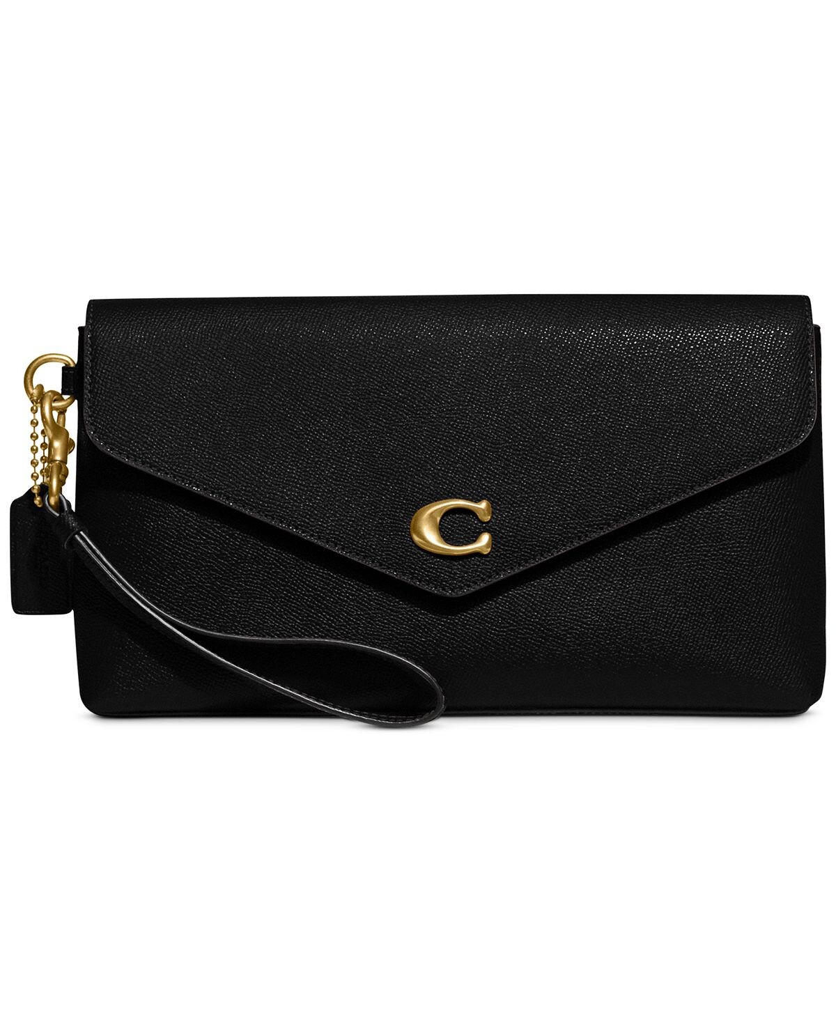 

Клатч wyn из перекрестной кожи COACH, черный